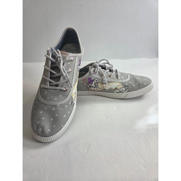 Disney Toms Shoes Women’s Sz 9.5 Dopey Gray Snow White Seven Dwarfs - Picture 2 of 8